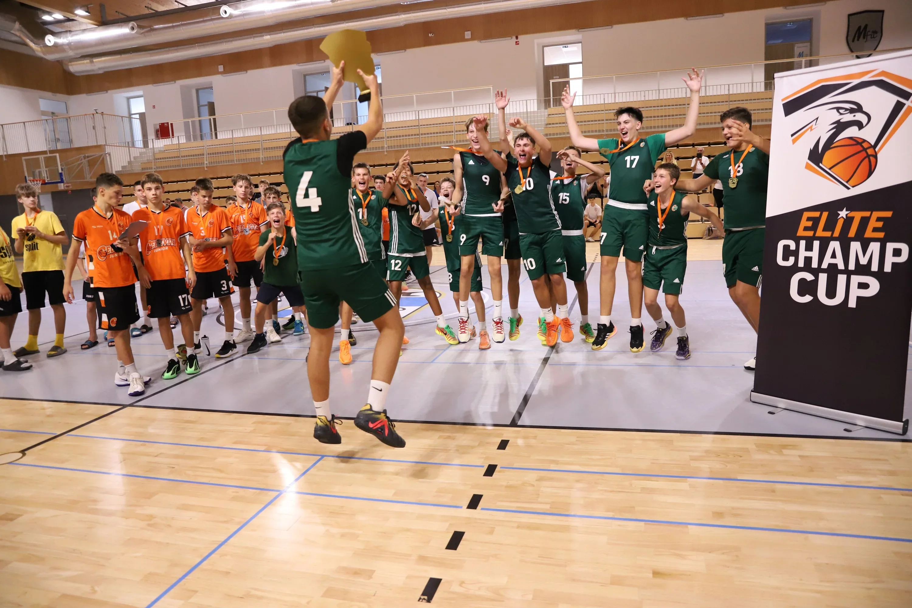 Proslava po finalu Elite Champ Cupa U14, september 2026
