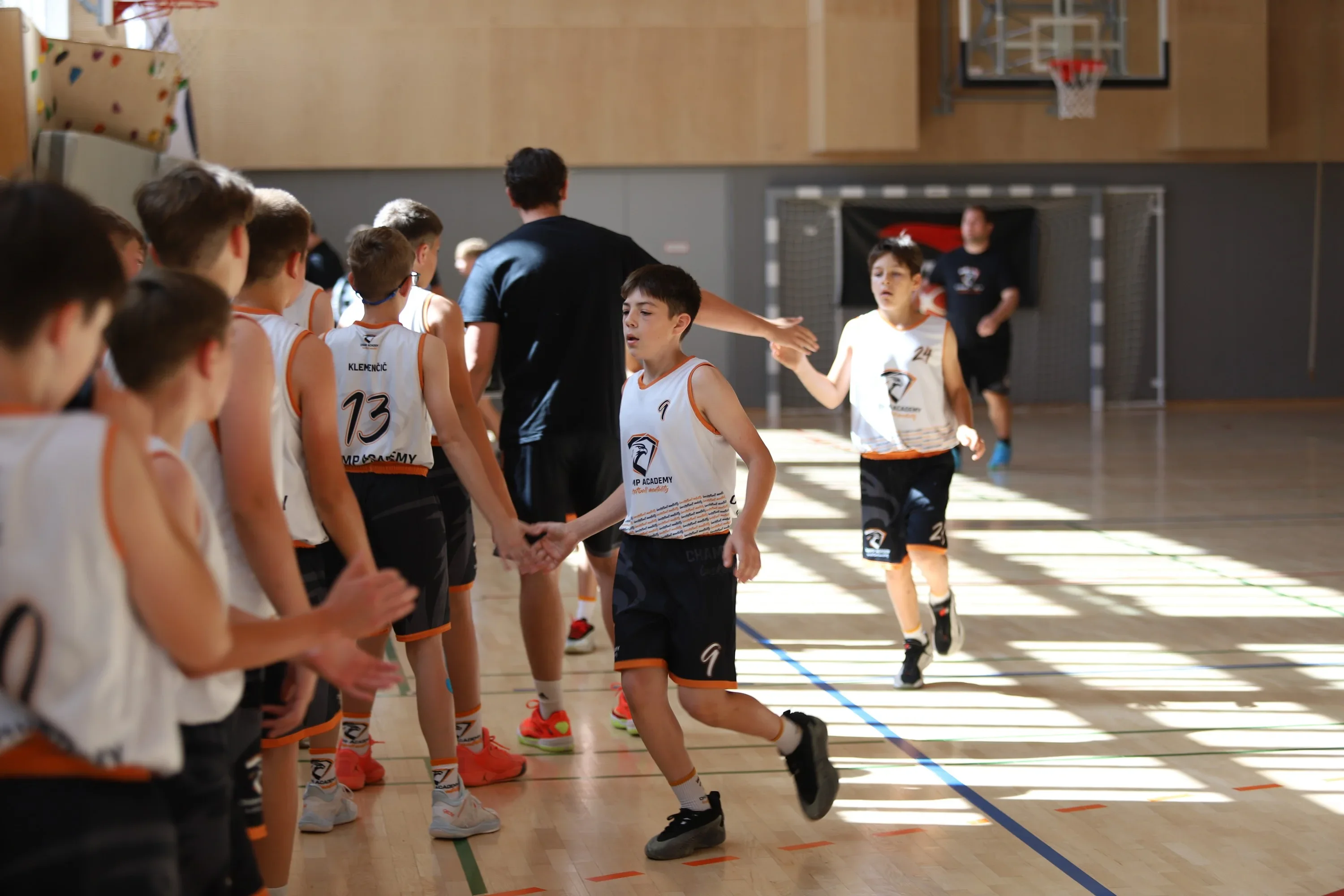 Igralci U14 pred tekmo